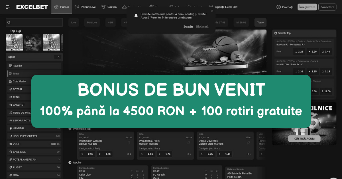Excelbet Casino România - Pacanele Online Top